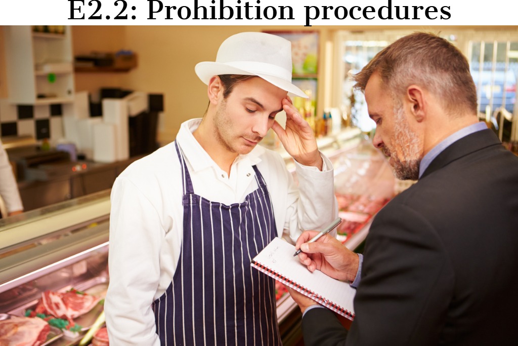 E2.2 Prohibition Procedures